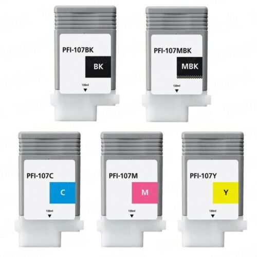 Compatible Canon PFI107 Full set of 5